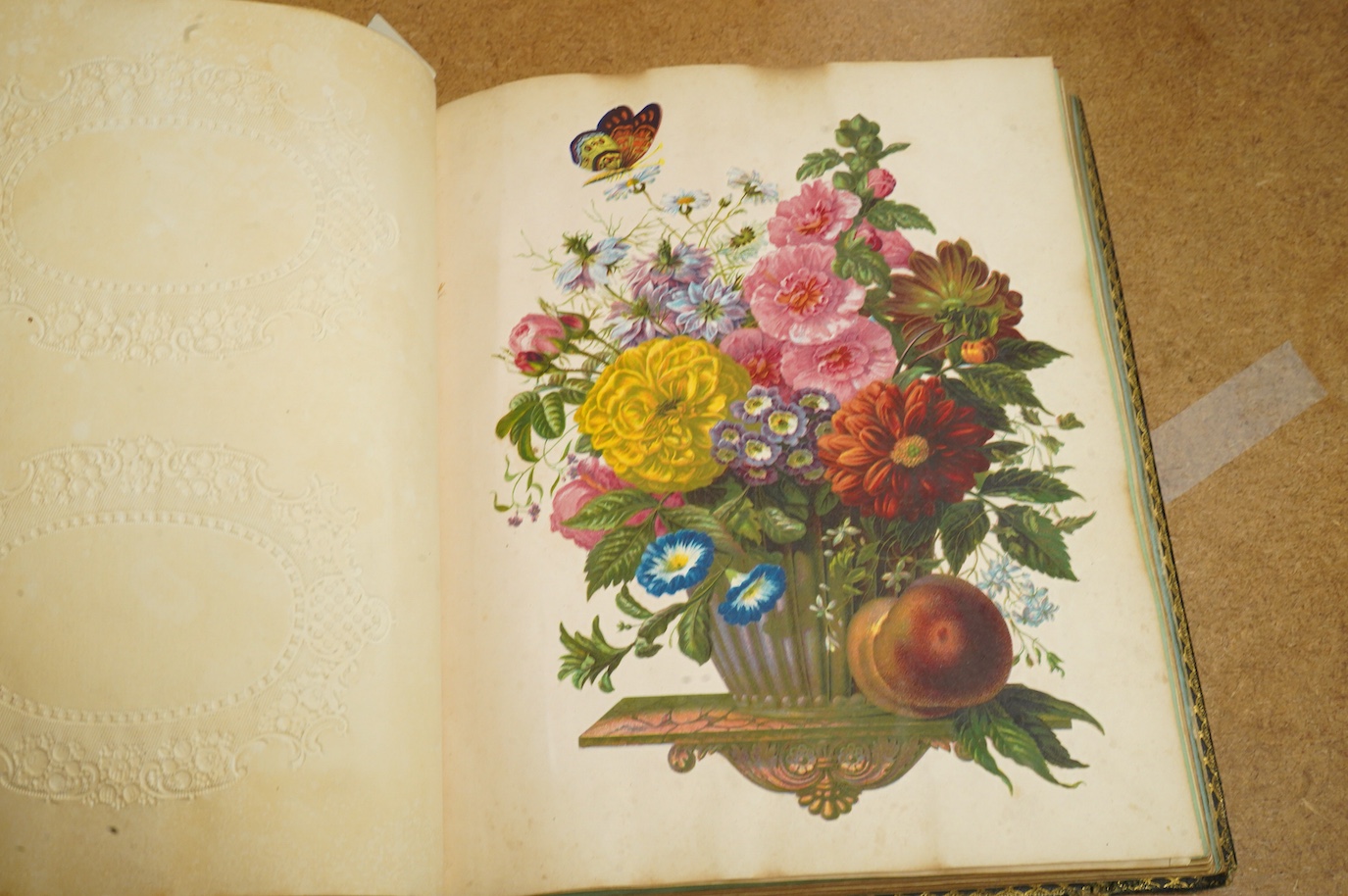 A collection of late 19th century / early 20th century scrap books and albums